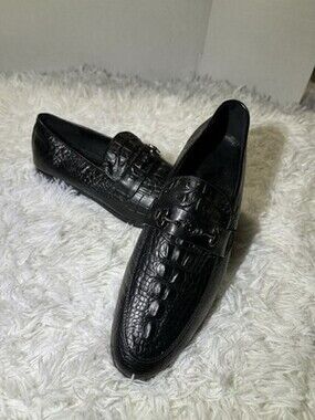 Men's Casual Dress Shoes Leather Business Slip On Dress Shoes for Men Read